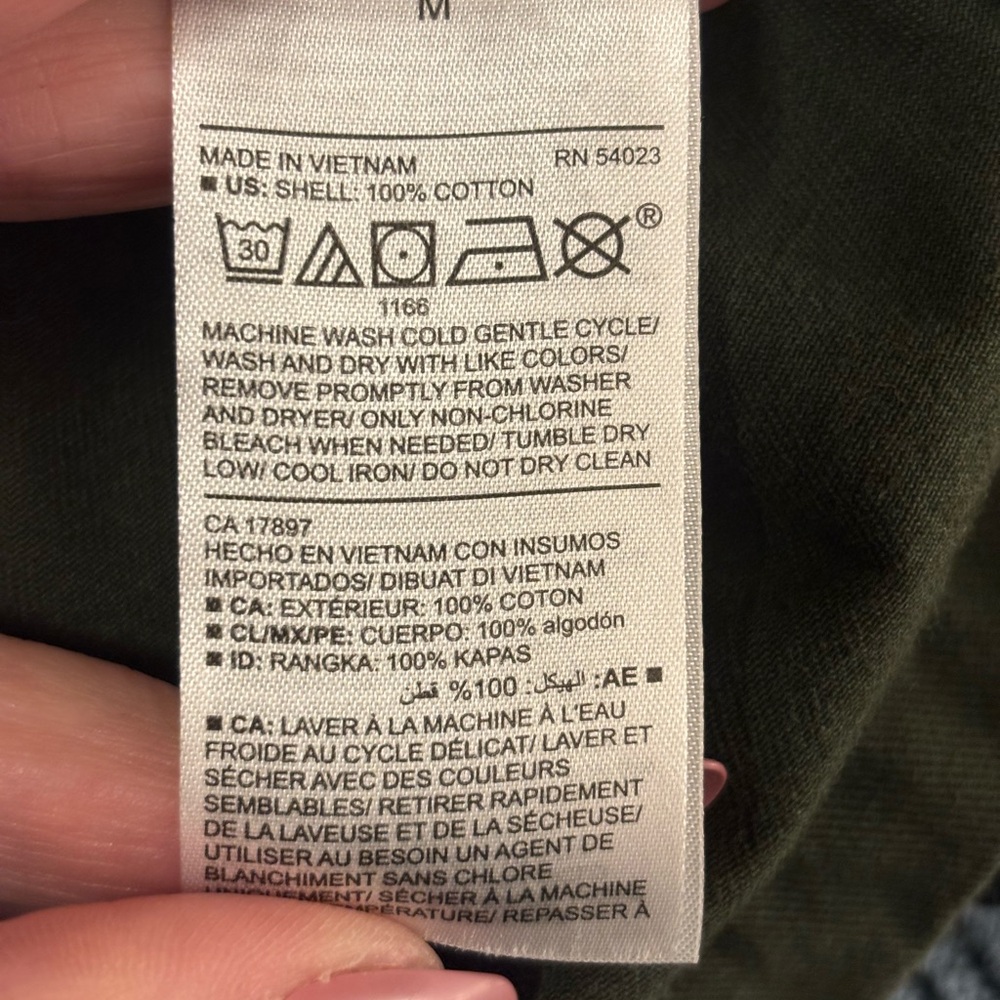 Old Navy Dark Green Utility Jacket for Women - Picture 7 of 7